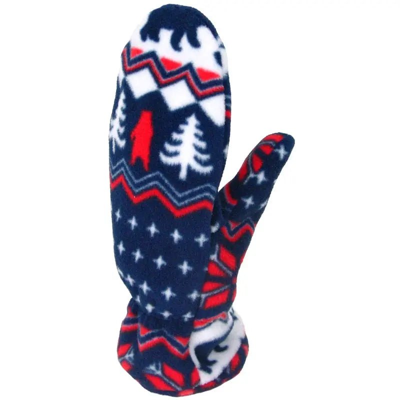 Polar Feet Fleece Mittens - Warm Fleece Gloves for Winter