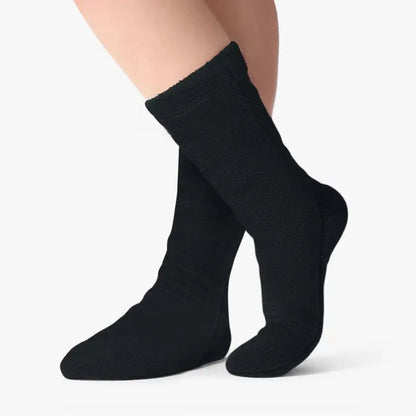 Polar Feet Fleece Socks - Black