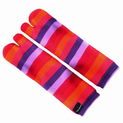 Polar Feet Fleece Tabi Socks - Jellybean