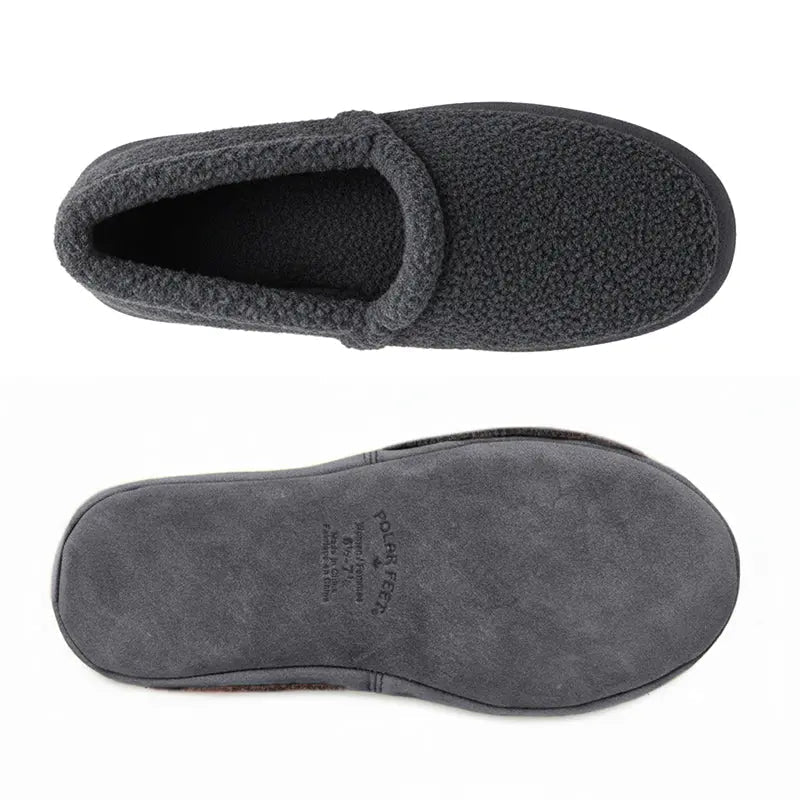 Polar Feet Men's Perfect Mocs - Grey Berber