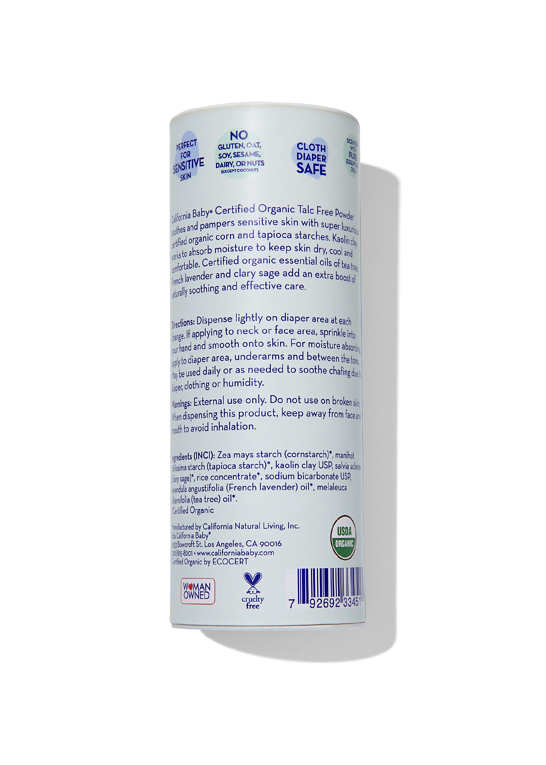 Calming™ Organic (Talc-Free) Powder - Shaketea