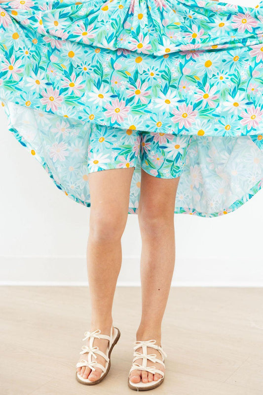 Preppy Daisies Twirl Shorts