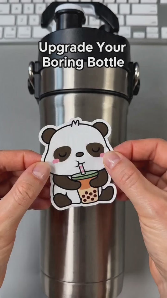 Waterproof Boba Sticker Pack – 50 Unique Bubble Tea Designs