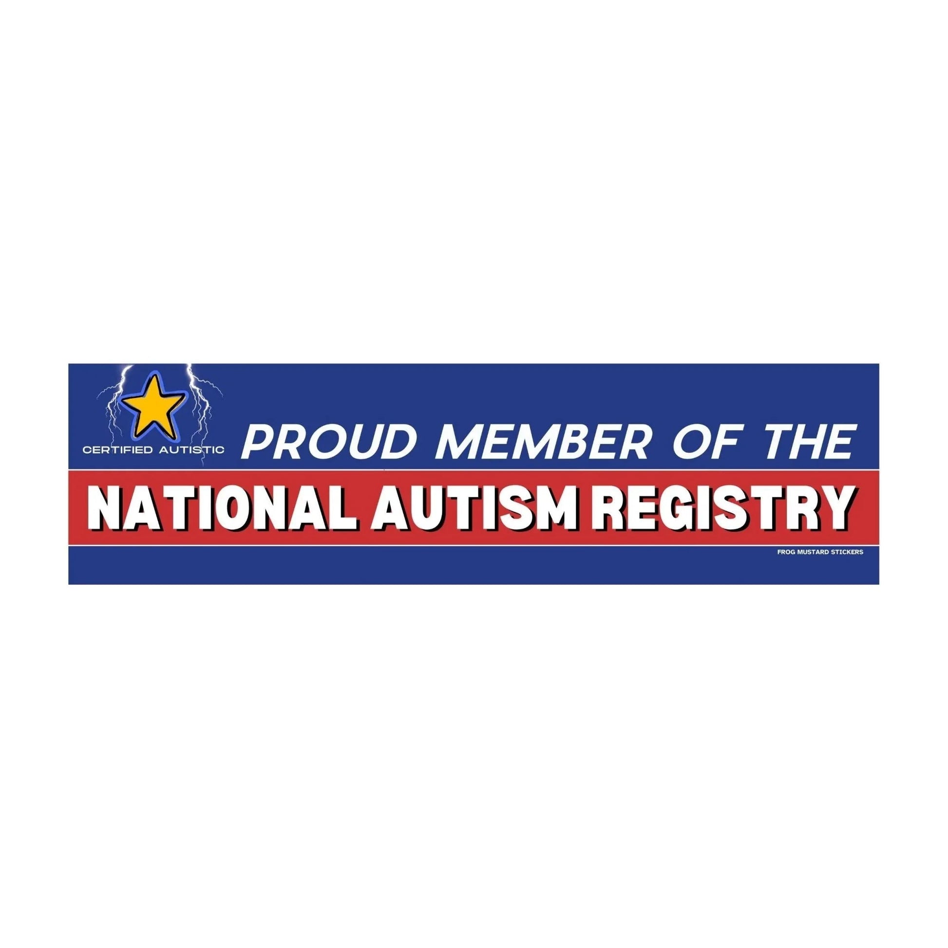 Proud Member of the National Autism Registry