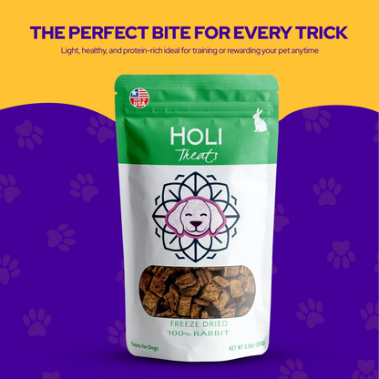 Rabbit Dog Treats - Freeze-Dried - Single Ingredient