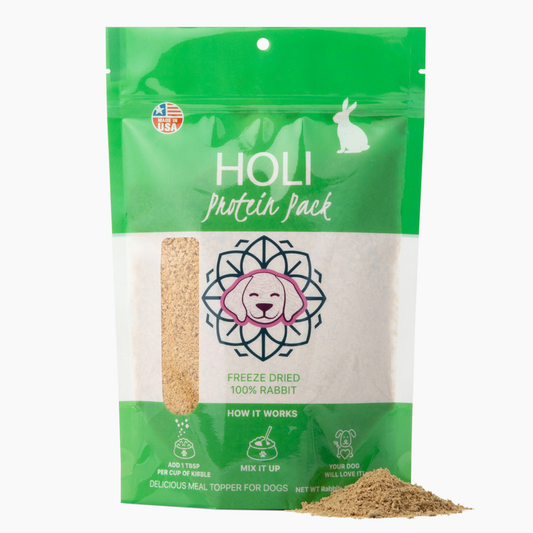 Rabbit Dog Food Topper - Freeze Dried - Single Ingredient - Shaketea