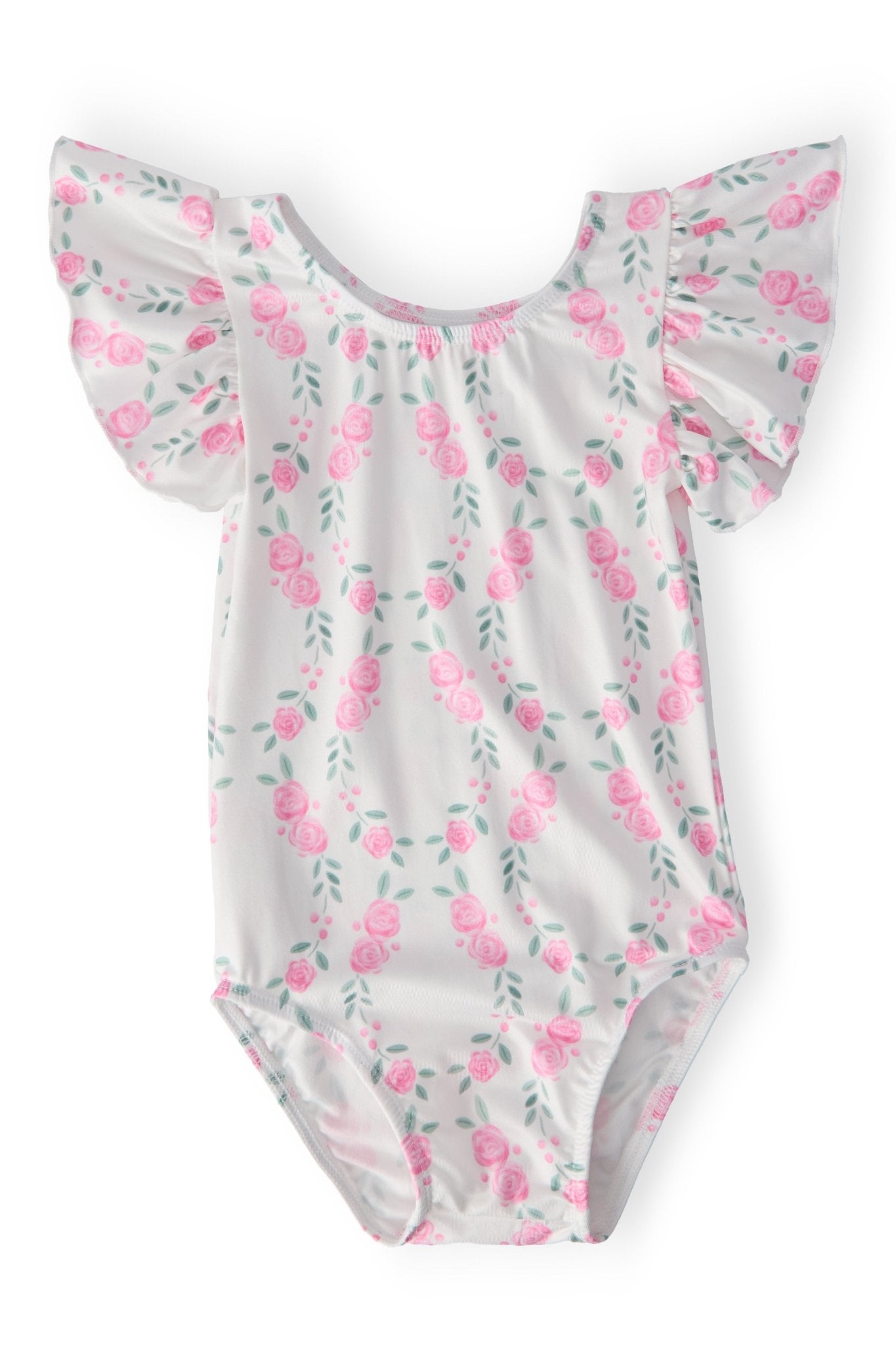 Rosie Posie S/S Flutter Sleeve Leotard