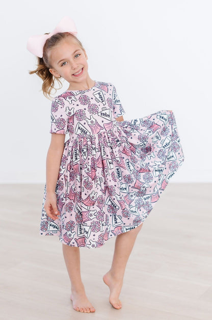 SALE Cheer S/S Pocket Twirl Dress