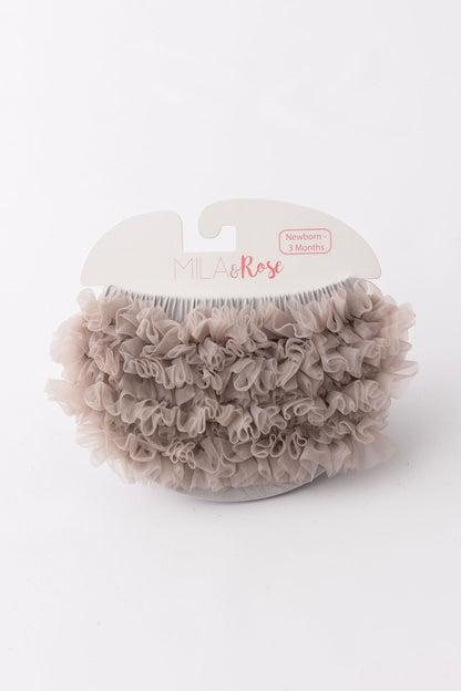 SALE Silver Ruffle Bum Bloomer