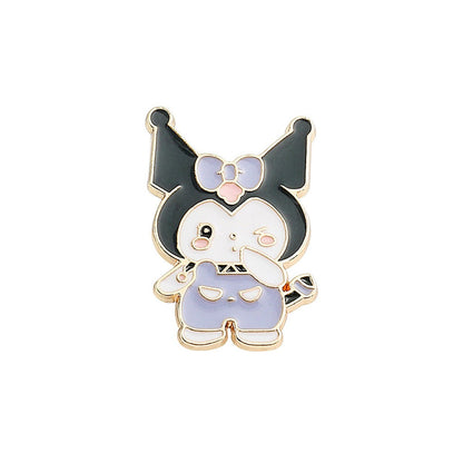 Sanrio Characters Enamel Pins - Hello Kitty, My Melody, Cinnamoroll, Kuromi