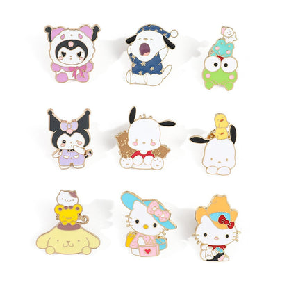 Sanrio Characters Enamel Pins - Hello Kitty, My Melody, Cinnamoroll, Kuromi