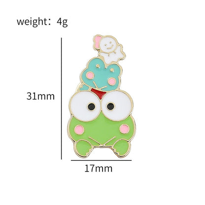 Sanrio Characters Enamel Pins - Hello Kitty, My Melody, Cinnamoroll, Kuromi