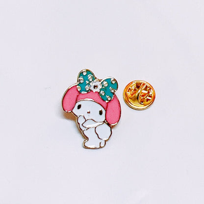 Sanrio Characters Enamel Pins - Hello Kitty, My Melody, Cinnamoroll, Kuromi