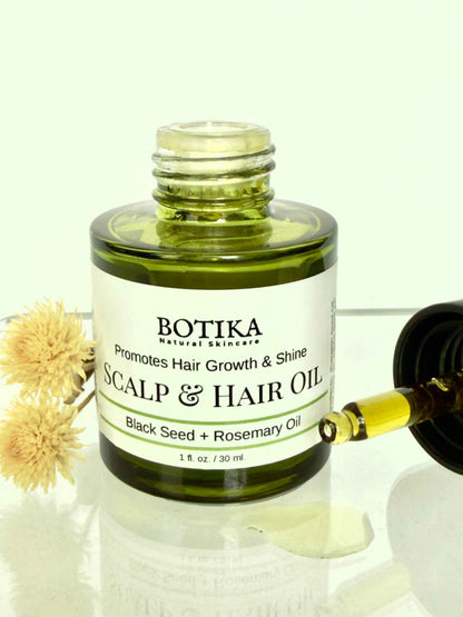 Scalp & Hair Growth Oil with Black Seed & Ashwagandha