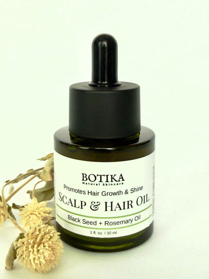 Scalp & Hair Growth Oil with Black Seed & Ashwagandha