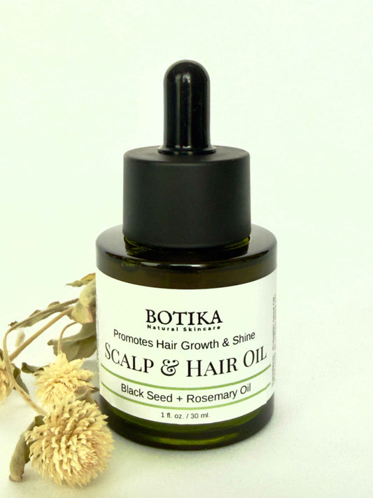 Scalp & Hair Growth Oil with Black Seed & Ashwagandha