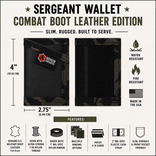 Sergeant Wallet - Combat Boot Leather Edition