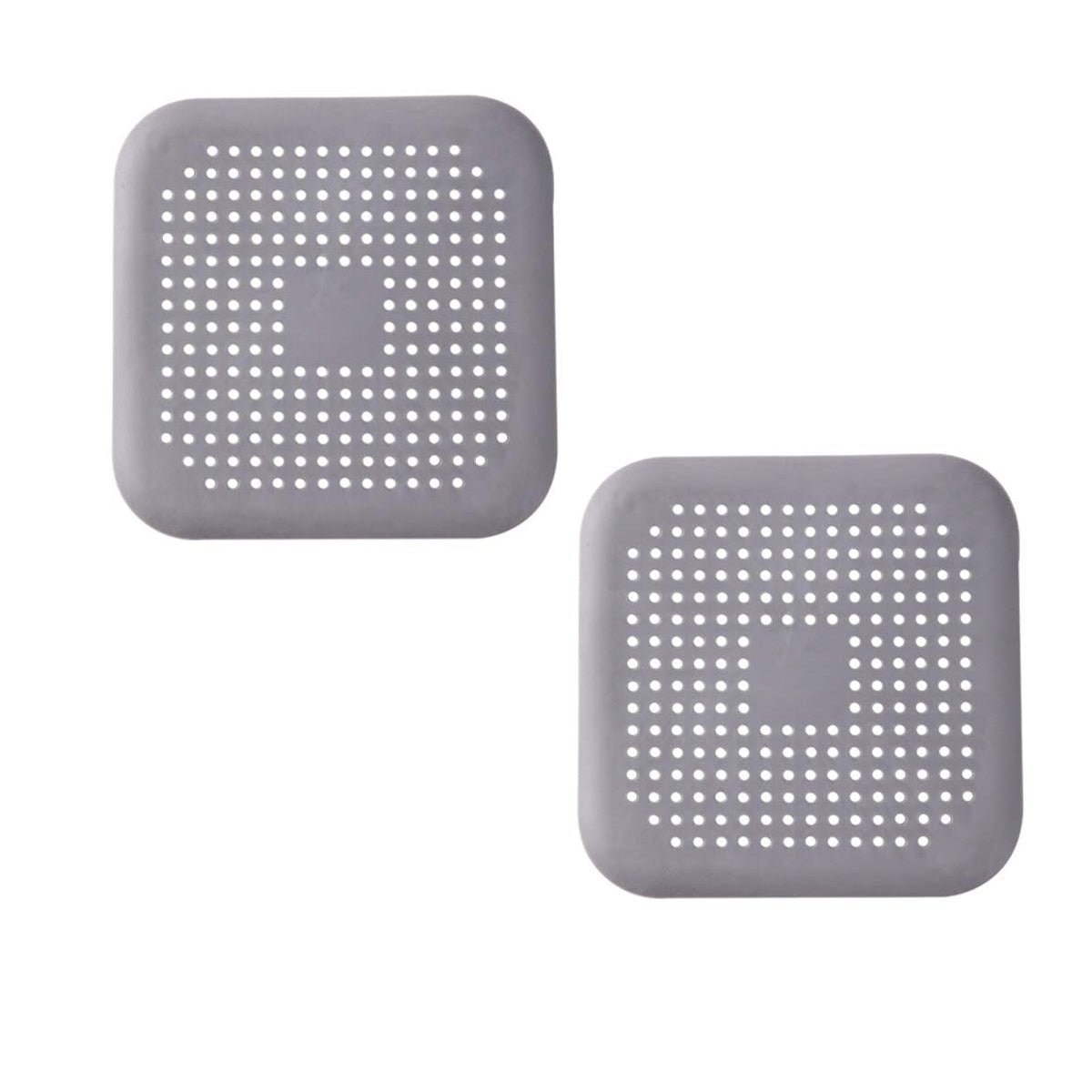 Silicone Drain Hair Catcher – Square Sink Strainer with Suction