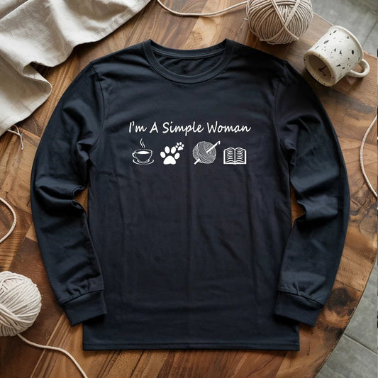 Simple Crocheter Long Sleeve T-shirt