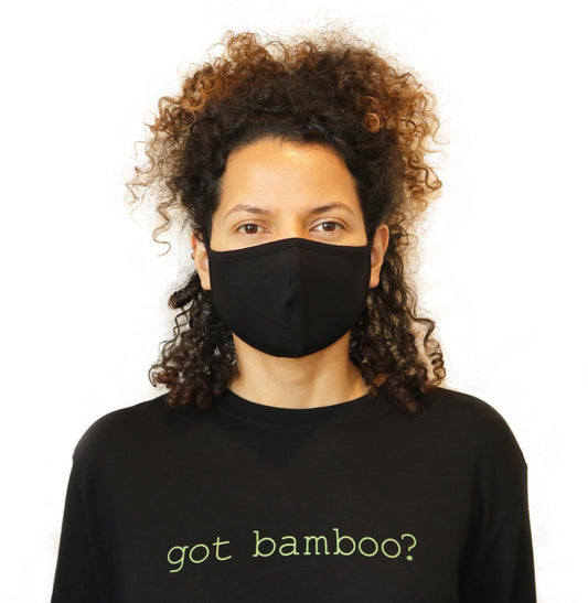 Spun Bamboo Breathable Face Mask - Natural, Silky Soft, Ultra Comfortable - Shaketea