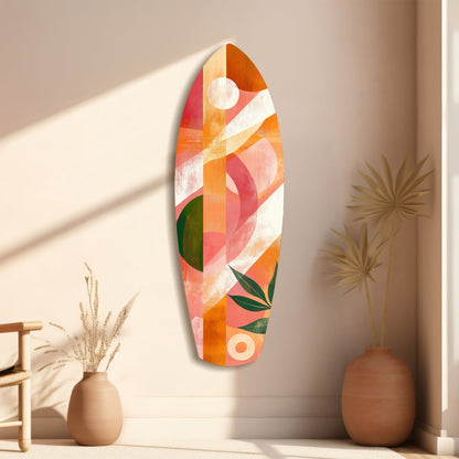 Sunset in Motion Glass Wall Art
