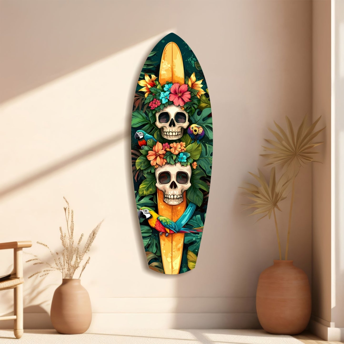Tropical Mystique V2 Glass Wall Art