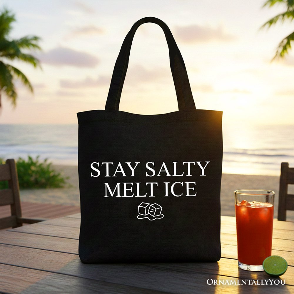 Stay Salty Melt Ice Canvas Tote Bag