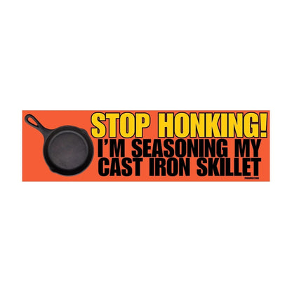 Stop Honking! I'm Seasoning my Cast Iron Skillet