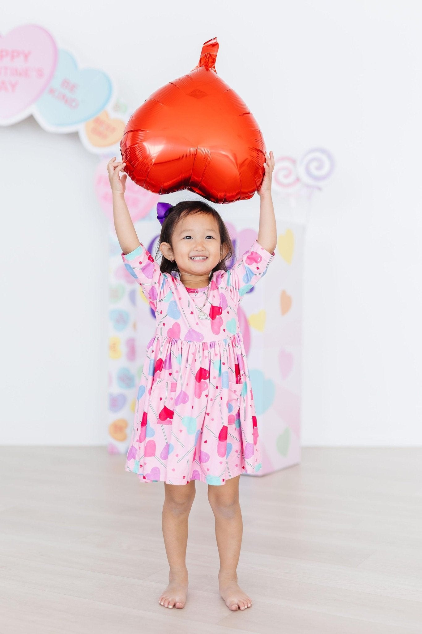 Sucker for You 3/4 Sleeve Pocket Twirl Dress