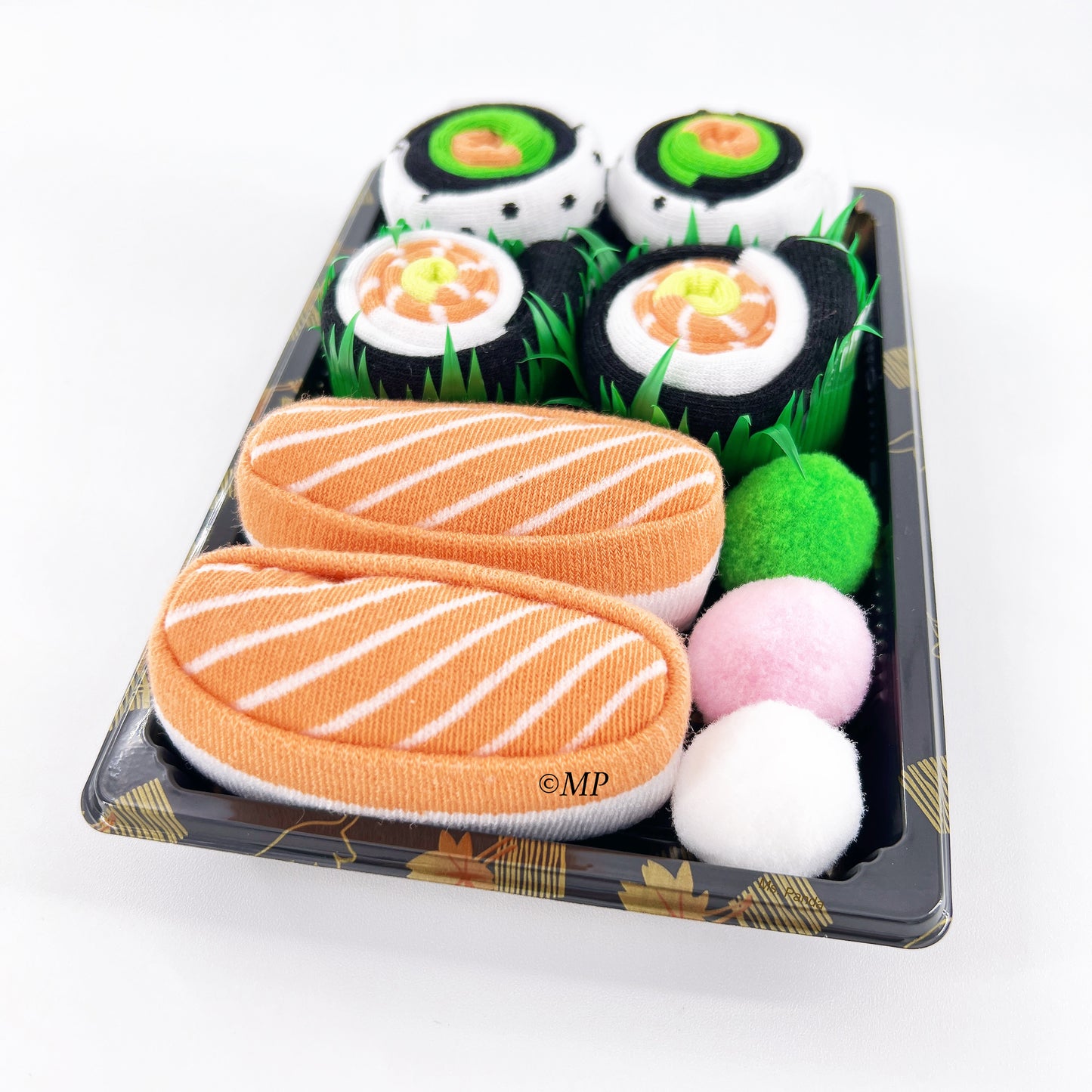 Sushi Socks Box Novelty Funny Gift Socks for Men 3 Pairs