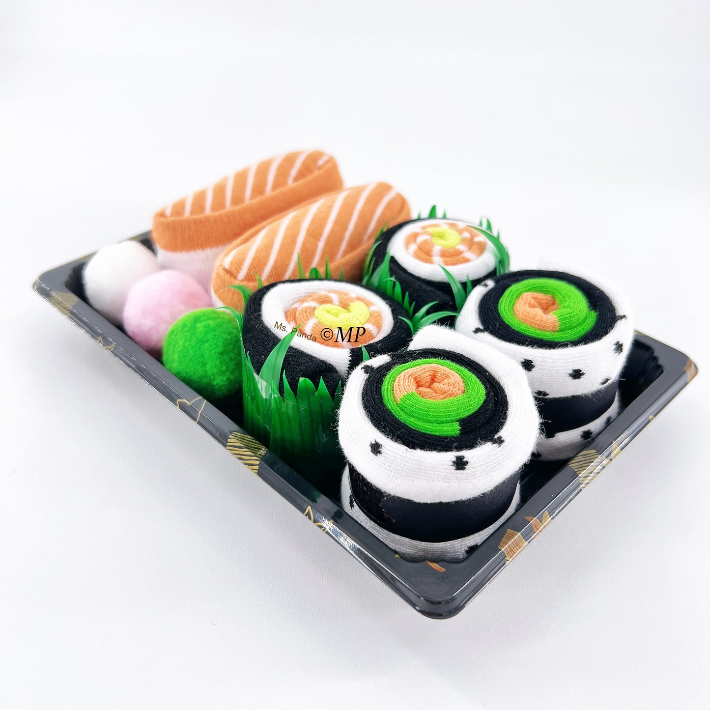 Sushi Socks Box Novelty Funny Gift Socks for Men 3 Pairs