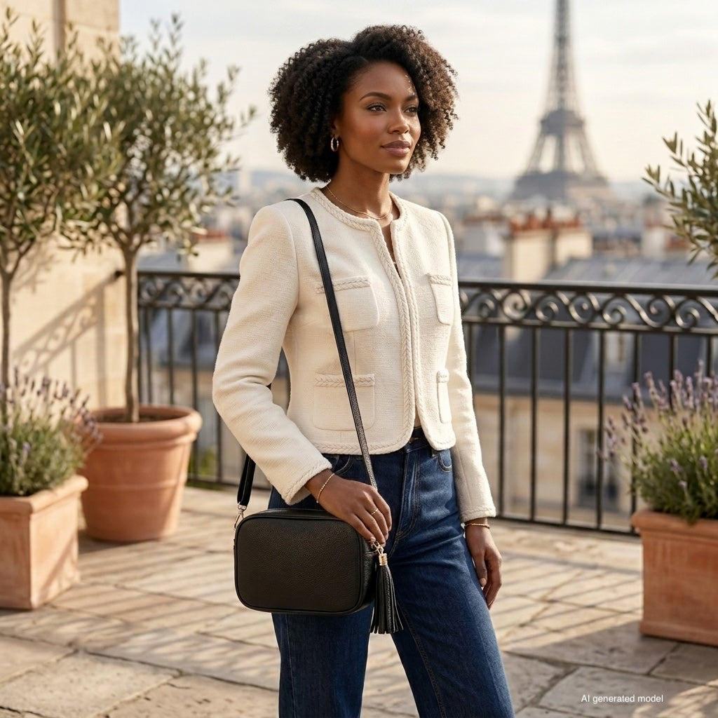 Italian Full-Grain Leather Crossbody Bag | Parma - Shaketea