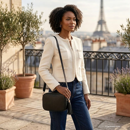 Italian Full-Grain Leather Crossbody Bag | Parma - Shaketea
