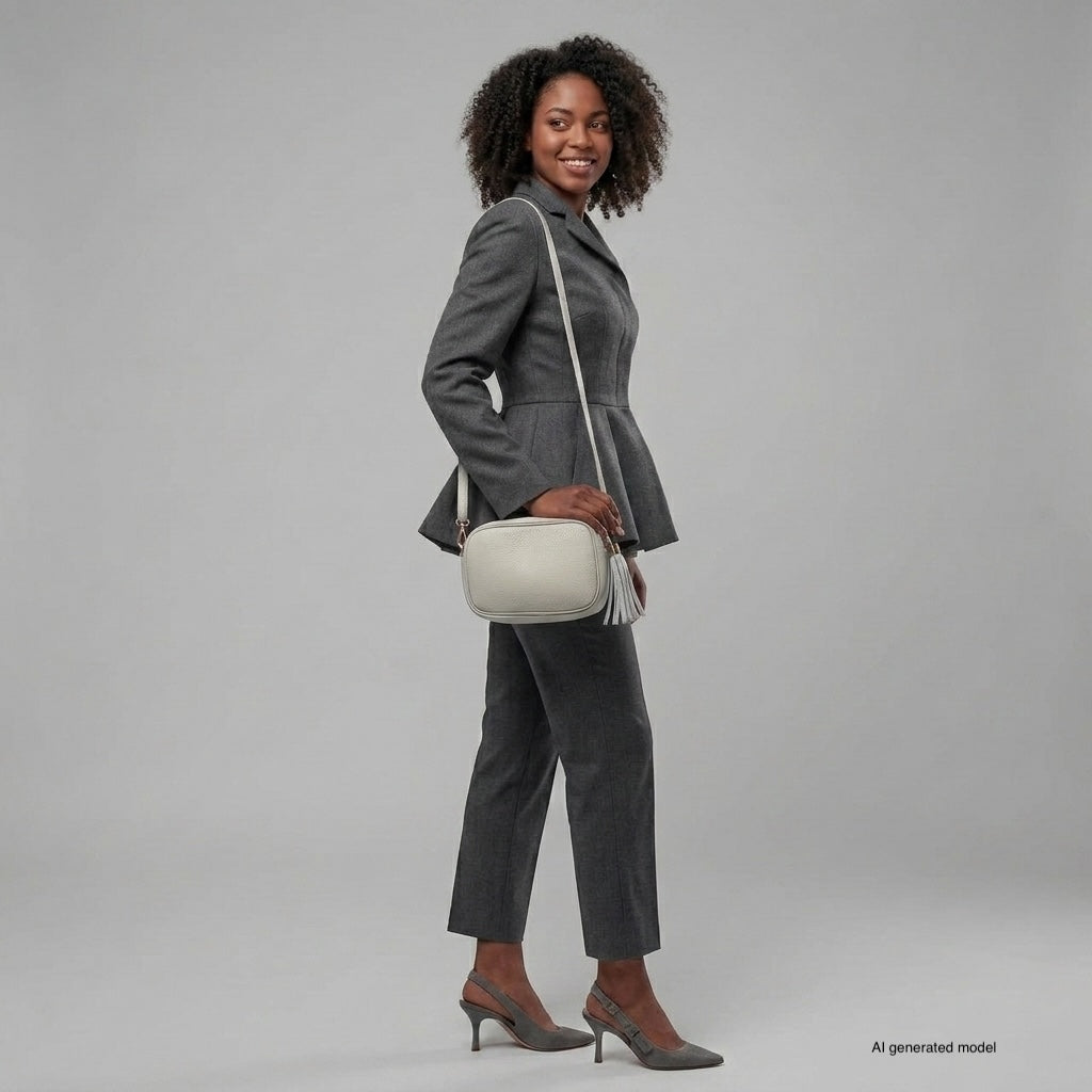 Italian Full-Grain Leather Crossbody Bag | Parma - Shaketea