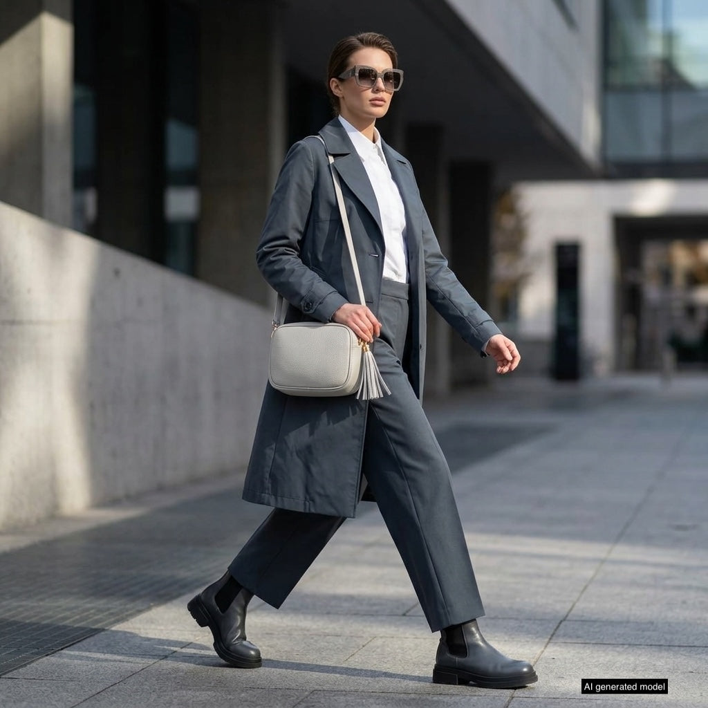 Italian Full-Grain Leather Crossbody Bag | Parma - Shaketea
