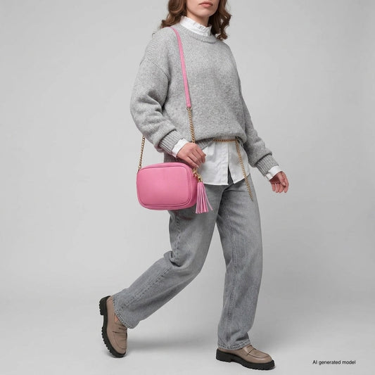 Italian Full-Grain Leather Crossbody Bag | Parma - Shaketea