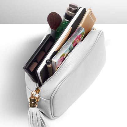 Italian Full-Grain Leather Crossbody Bag | Parma - Shaketea