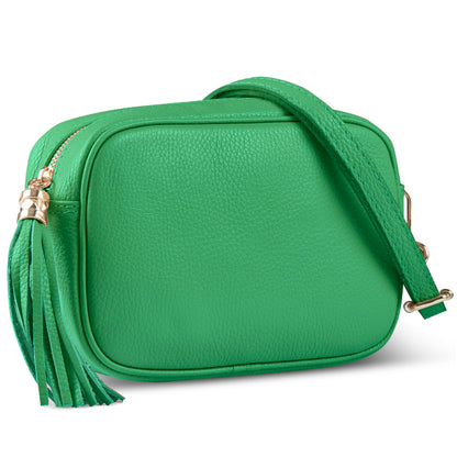 Italian Full-Grain Leather Crossbody Bag | Parma - Shaketea