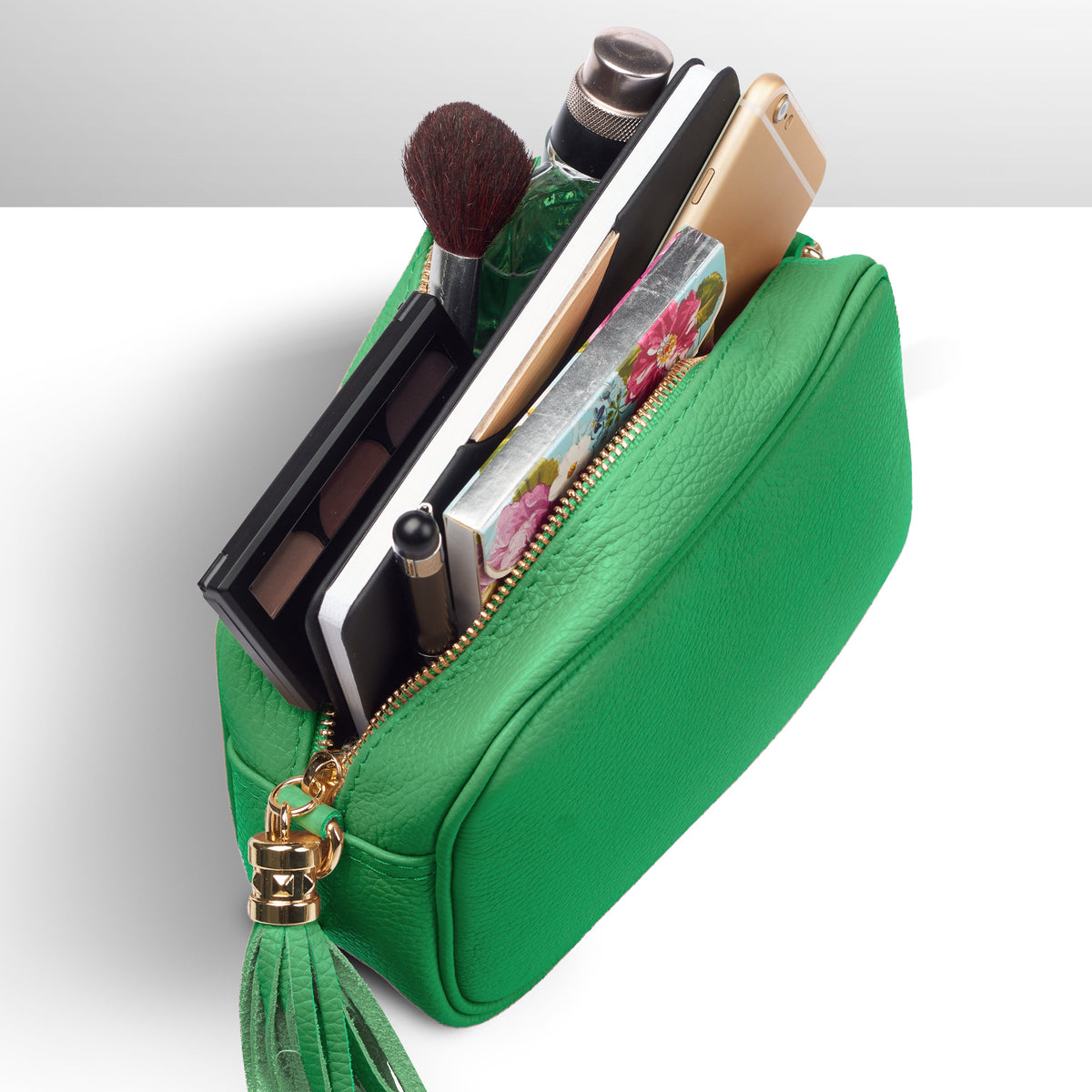 Italian Full-Grain Leather Crossbody Bag | Parma - Shaketea