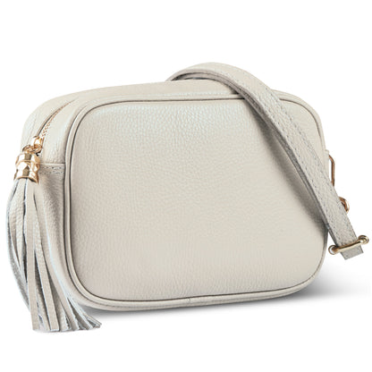 Italian Full-Grain Leather Crossbody Bag | Parma - Shaketea