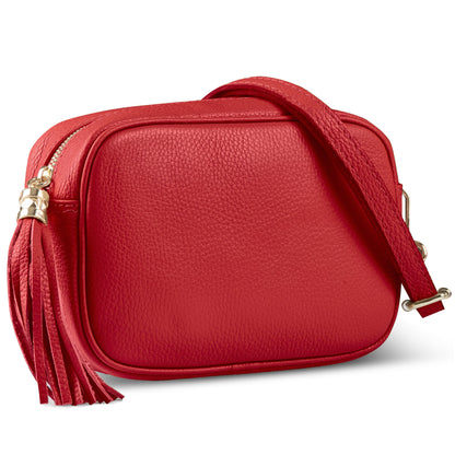 Italian Full-Grain Leather Crossbody Bag | Parma - Shaketea