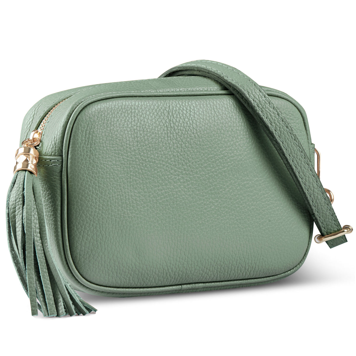 Italian Full-Grain Leather Crossbody Bag | Parma - Shaketea