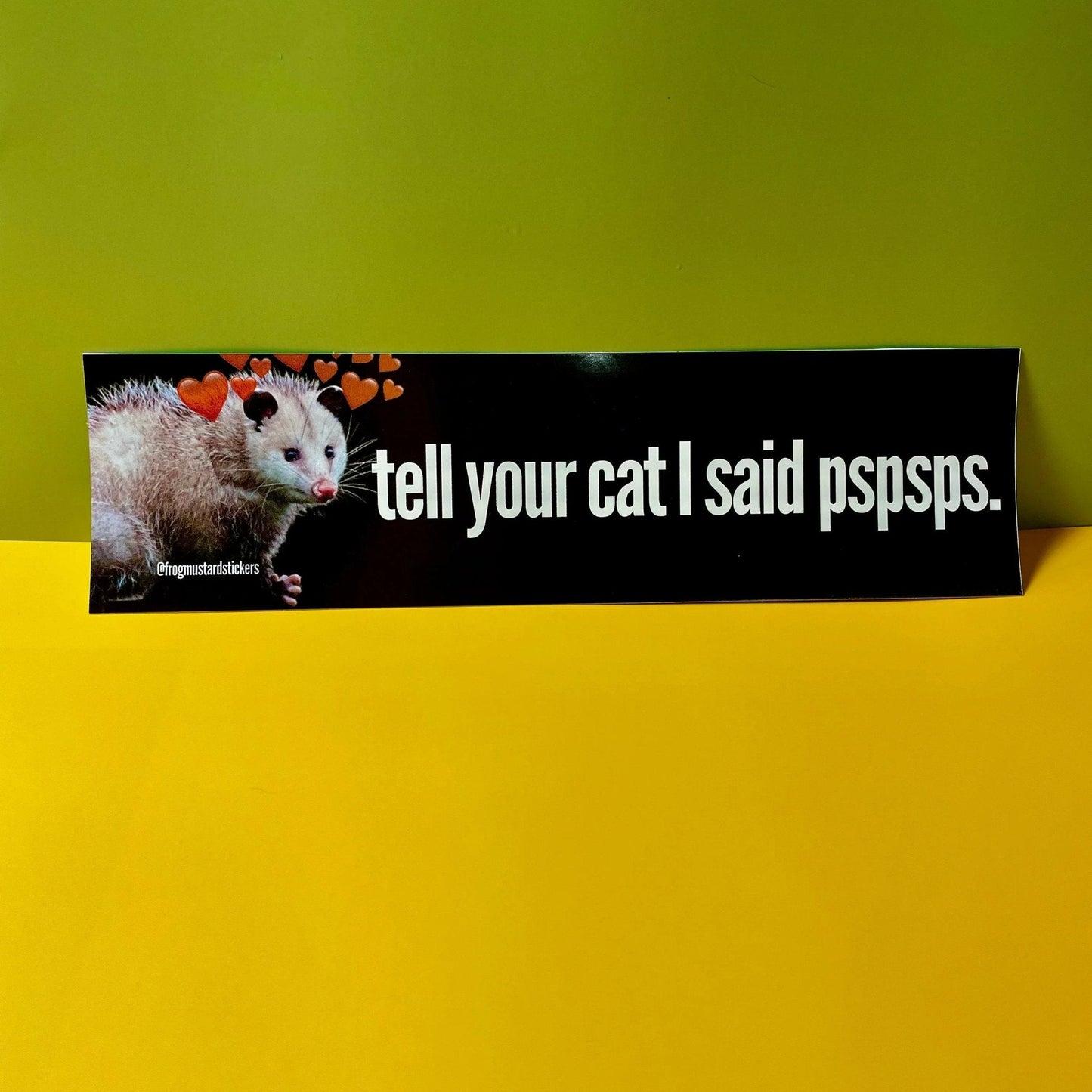 Tell Your Cat I said Pspsps (Possum)