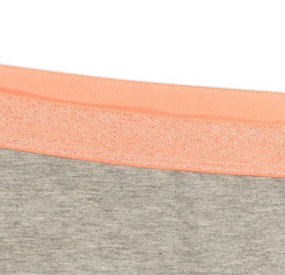 High Waist Cotton Cheeky with Shimmer Elastic