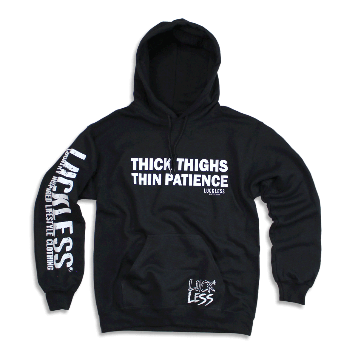 Thick Thighs Thin Patience Hoodie - Shaketea
