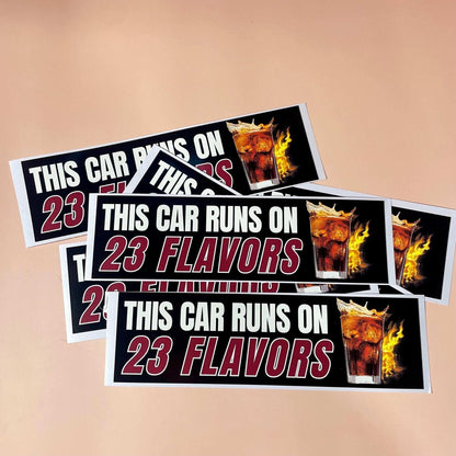 This Car Runs on 23 Flavors (Dr Pepper)