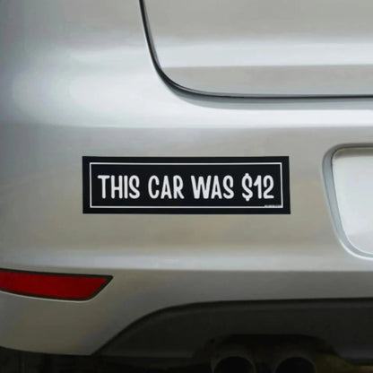 This Car Was 12 Dollars
