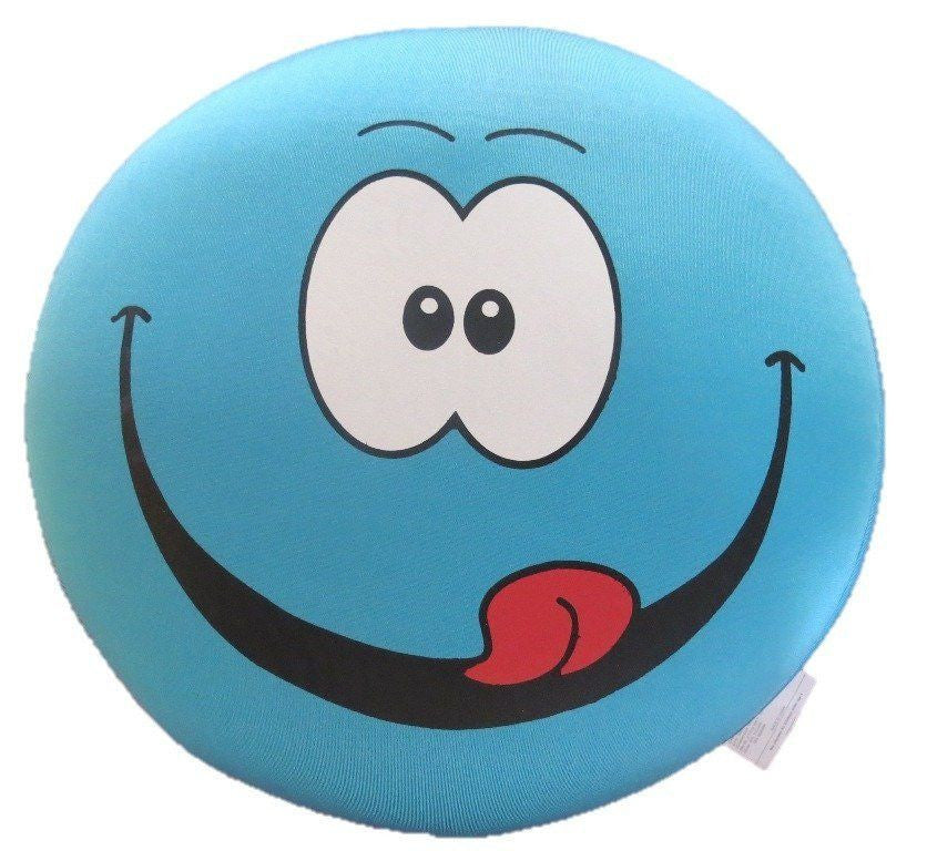 Tache Squishy Emoji Microbead Throw Pillow
