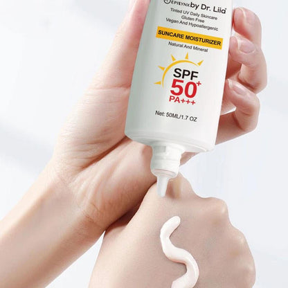 Mineral SPF 50 Moisturizer for Sensitive, Reactive Skin – Tinted, No White Cast