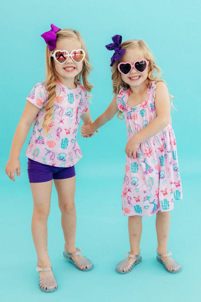 Under the Sea Ruffle Pocket Tee